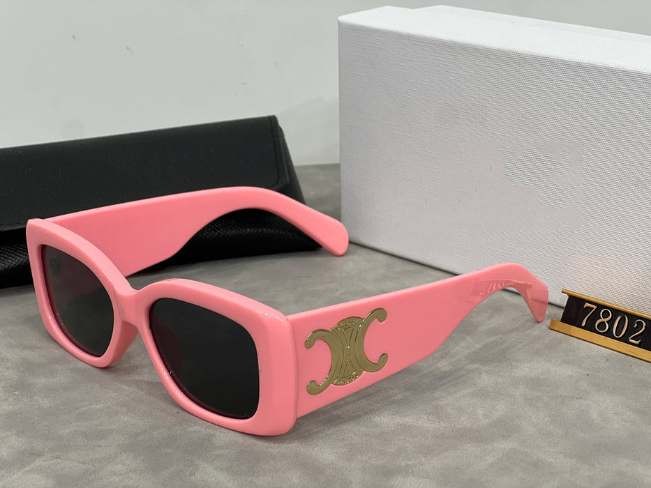 Wholesale  Square Wide-leg Sunglasses Women's  Retro Sunglasses Sunscreen Personalized All-match Glasses