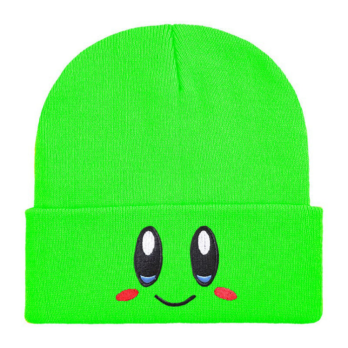 Wholesale Big Eyes Smiley Cartoon Cute Acrylic Wool Knitted Hat JDC-FH-Shengn003