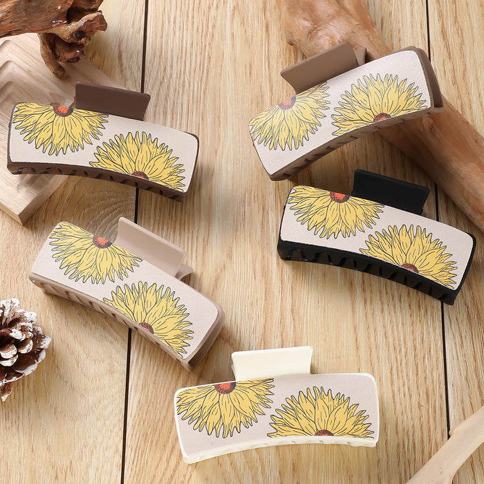 Wholesale yellow square hairpin simple all-match Hair Clips