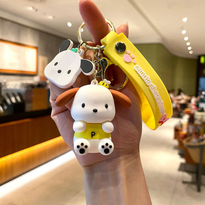 Wholesale Silicone Cartoon Doll Keychain JDC-KC-MingT168