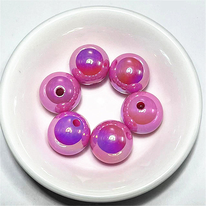 Wholesale 300pcs 14MM Colorful Shell Resin Beads JDC-BDS-Xiaox004