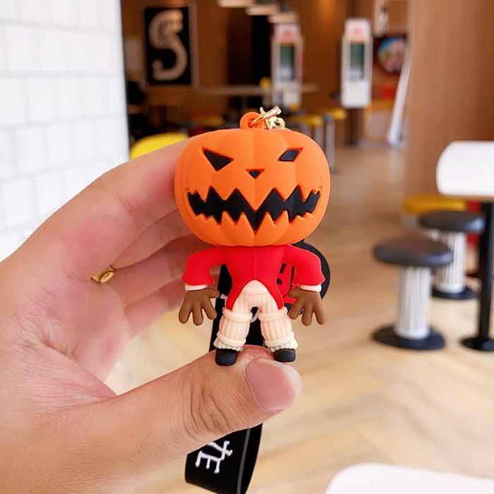 Wholesale Nightmare Keychain Pumpkin Skeleton Doll Pendant Gift