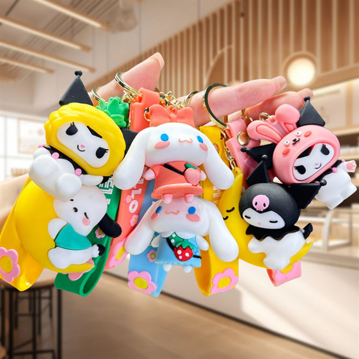 Wholesale Cartoon keychain pendant, cute cartoon doll, car bag pendant