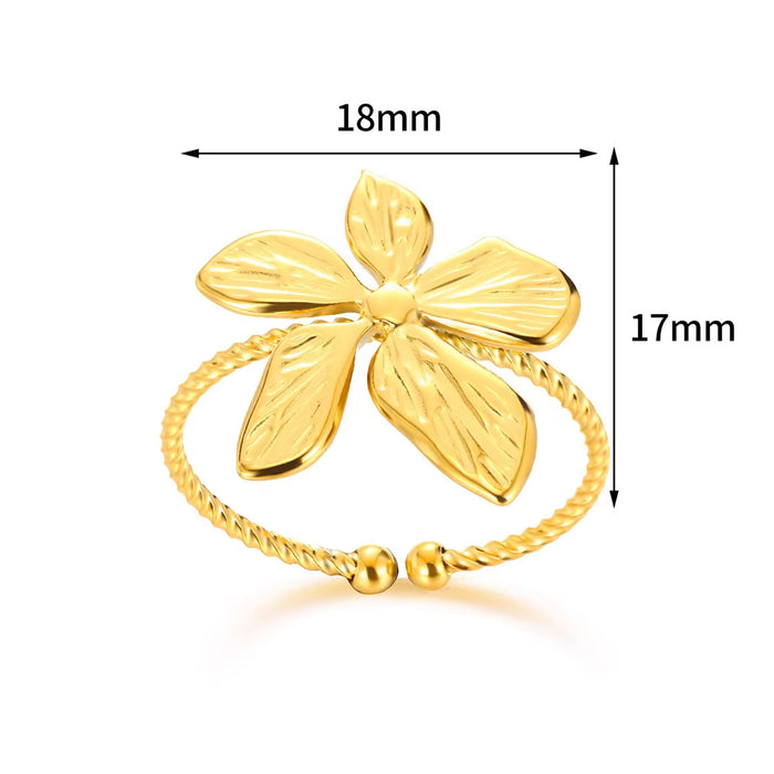 Wholesale Flower DesignEarrings Retro Simple Stainless Steel New Earrings