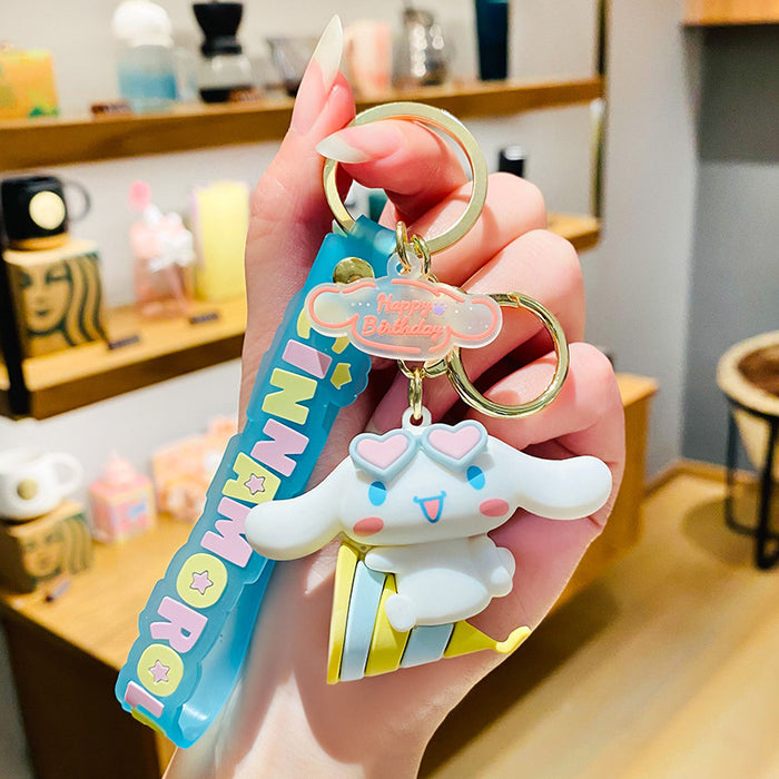 Wholesale Cartoon Doll Silicone Keychain JDC-KC-MingT270