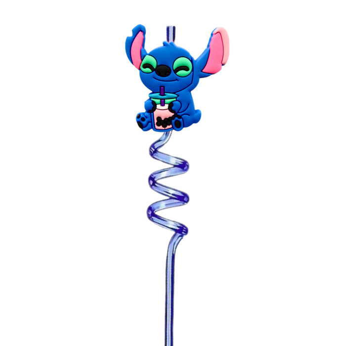 Wholesale Colorful spiral curved straw, environmentally friendly creative cartoon curved straw, party plastic straw, spot wholesale