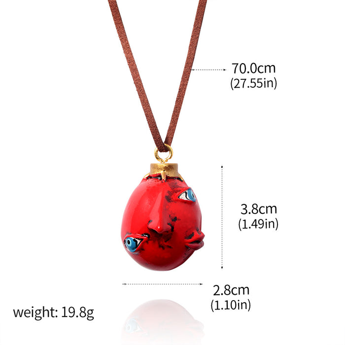 Wholesale Over' s Egg Necklace Branded Warrior Beilight Heart Pendant Pendant  Gift