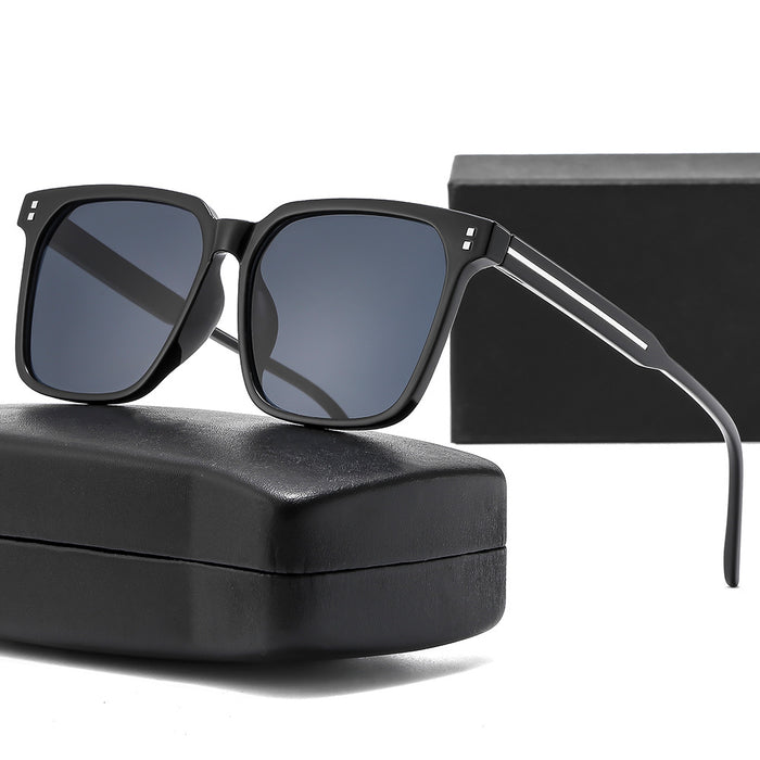 Wholesale Large frame sunglasses with UV protection, outdoor sunshade, rice studs, fashionable and personalized sunglasses