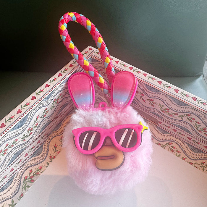 Wholesale Cute Plush Car Keychain,  Fur Ball,   Exquisite Backpack Pendant,  Trendy Key Ring