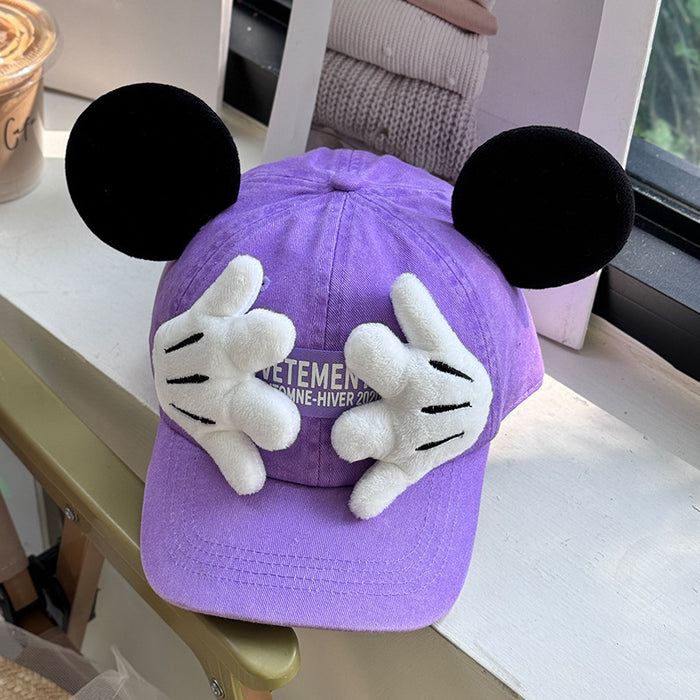 Wholesale Cartoon Ears Baseball Hat Parent Child Palm Duck Tongue Hat