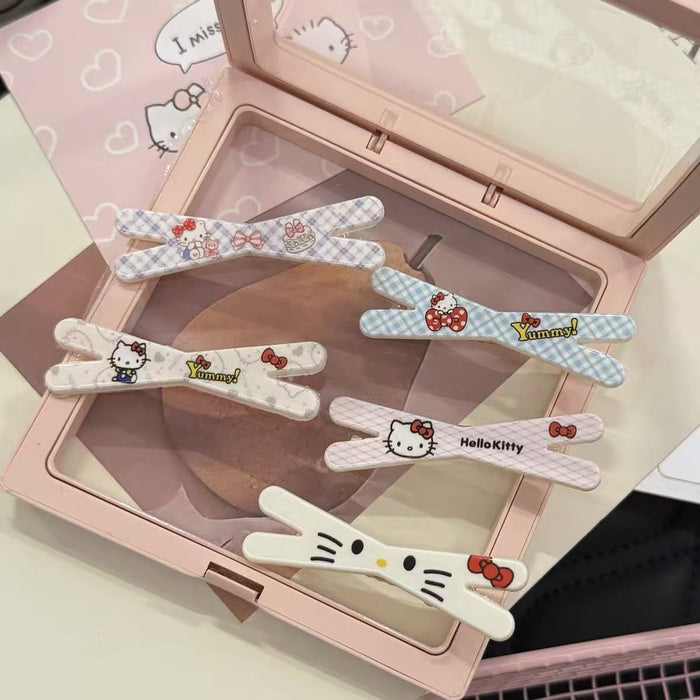 Wholesale Cute DIY accessories, checkered accessories, hair accessories, bangs clip, cartoon new style