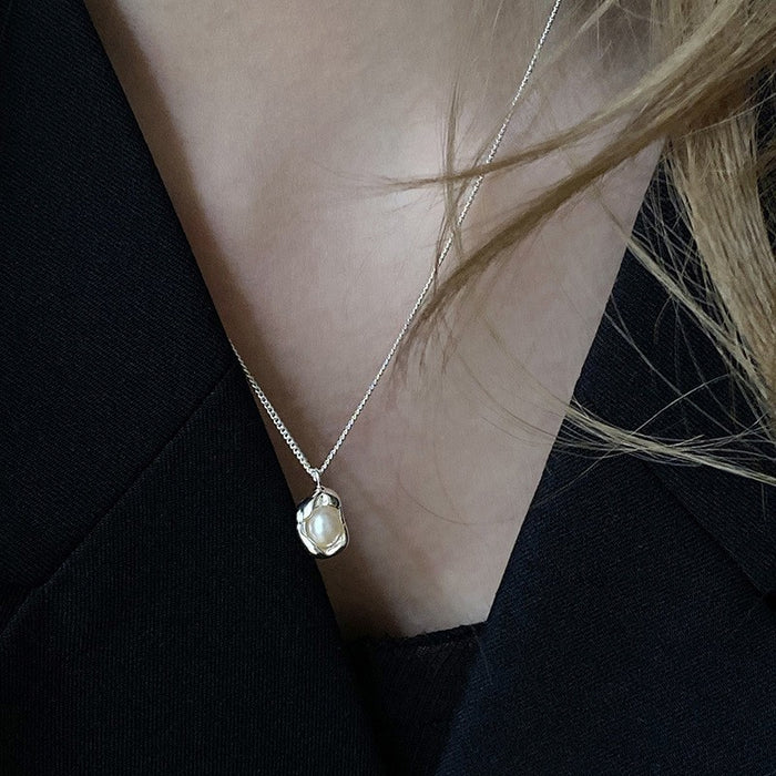 Wholesale  S925 Sterling Silver Butterfly Necklace Gift Female Niche Personalized Pendant