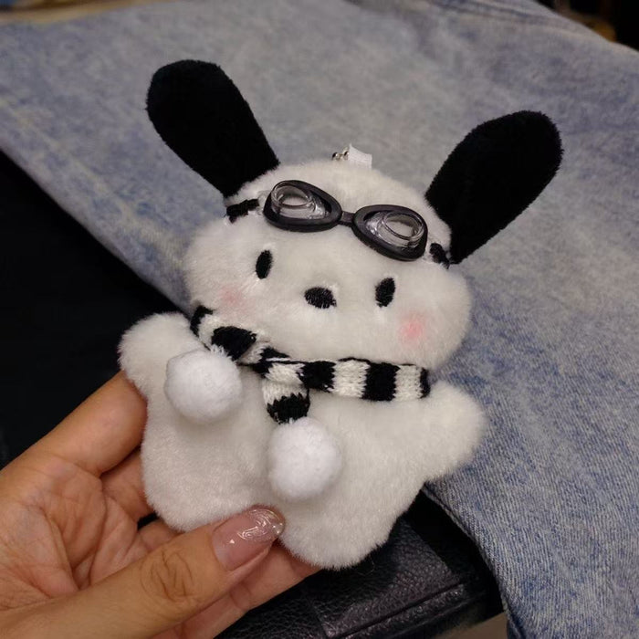 Wholesale Plush Doll Bag Charm Creative Blush Puppy Doll Pendant for Women