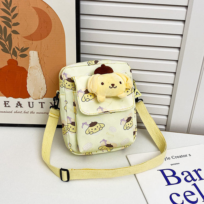 Wholesale Cartoon Printed Nylon Messenger Bag JDC-SD-Tongxi001