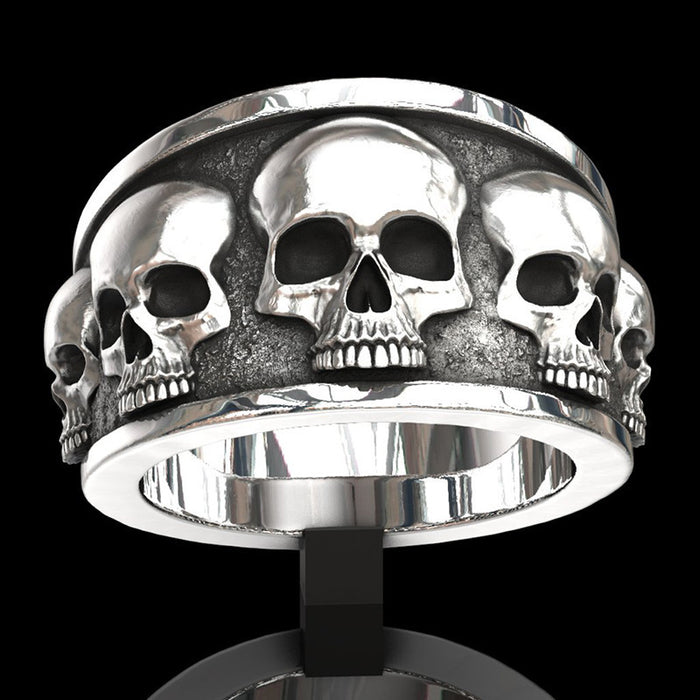 Wholesale Accessory Punk Skull Ring