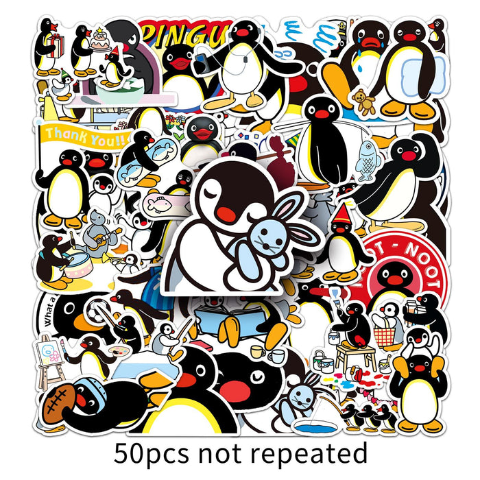 Wholesale 50pcs Cartoon Animals Cute Waterproof Decorative Stickers