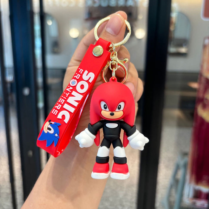 Wholesale Cartoon Drip Glue Fashion Car Keychain Couple Bag Pendant