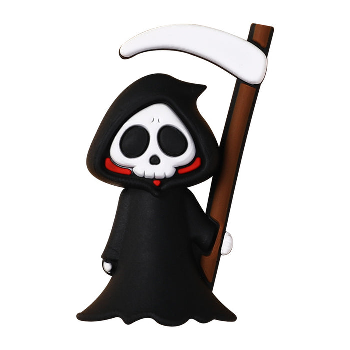 Wholesale 20pcs  bat silicone beads accessories party decorations beaded three-dimensional ghost beads