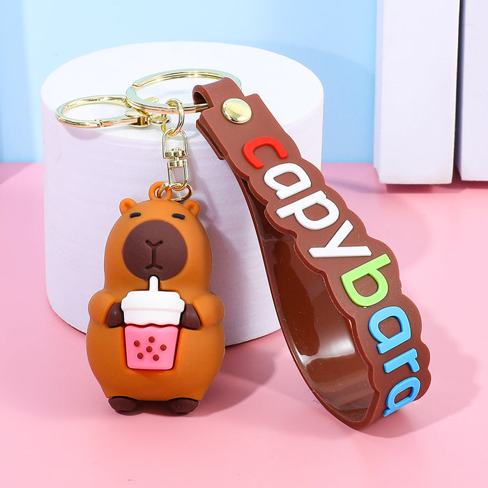 Wholesale  Capybara Small Pendant Doll Keychain