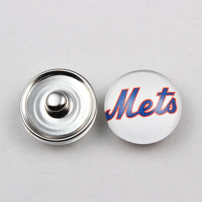 Wholesale 10 pairs/ pack 18mm Ice Hockey Team Button