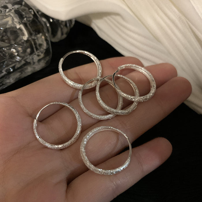 Wholesale  earrings sparkling earrings temperament circle earrings for women