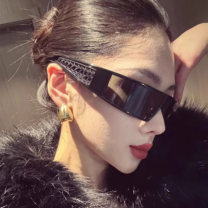 Wholesale Hairbands, sunglasses, women's high-end style, internet famous, photography, concave design, polarized sunglasses, UV resistant