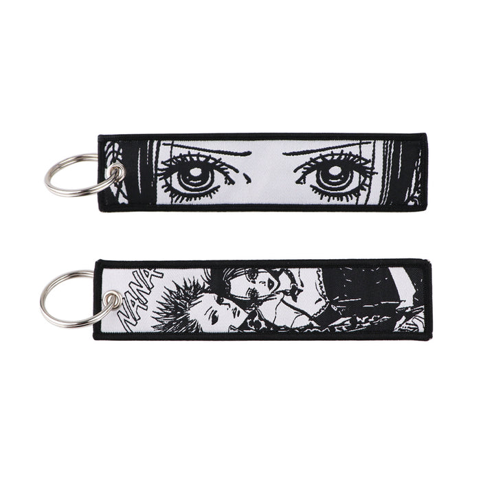 Wholesale Stylish Anime Woven Label Keychain Lanyard For Campus ID Card Casual Fashion Accessory Gift