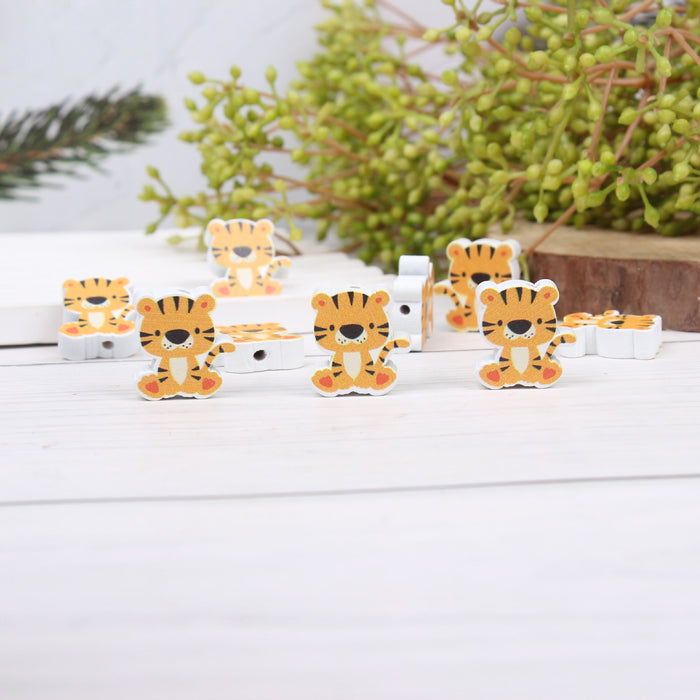 Wholesale 50PCS Zoo Series Wooden Beads JDC-BDS-TianYue021