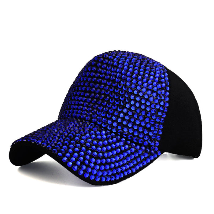 Wholesale Fully diamond breathable baseball cap for sun protection outdoor use