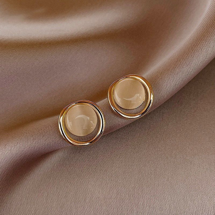 Wholesale Retro Cat' s Eye  Hoop Earrings
