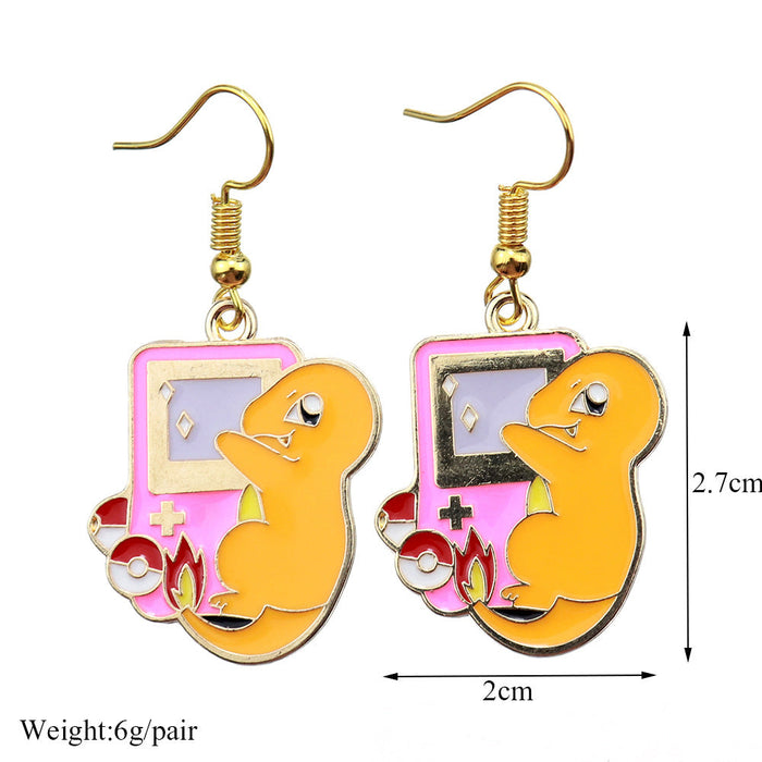 Wholesale Earrings Alloy Enamel Cute Cartoon (S) JDC-ES-niqing003