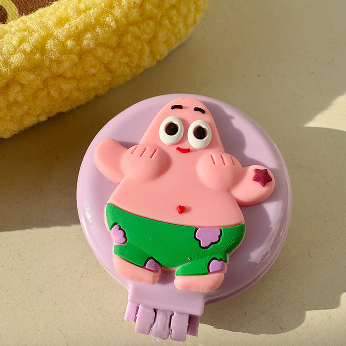 Wholesale Cartoon folding mirror and portable mini air cushion comb