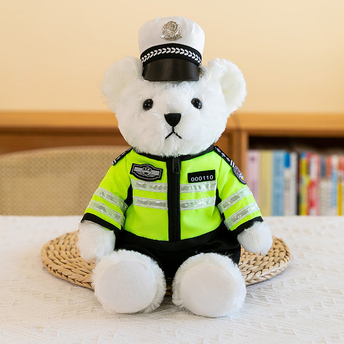 Wholesale Traffic Police Bear Doll Public Security Police Doll JDC-DO-MW023