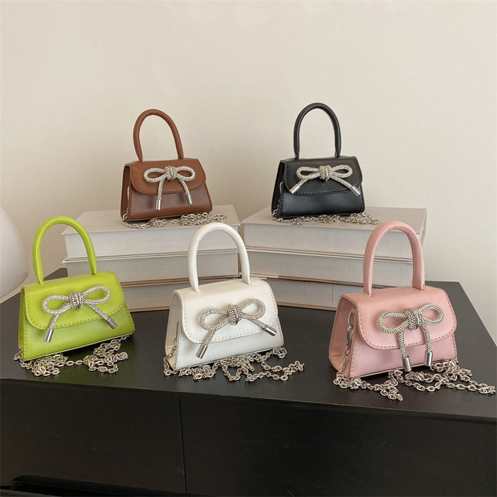 Wholesale PU Bow Small Square Messenger Bag JDC-SD-Shens041