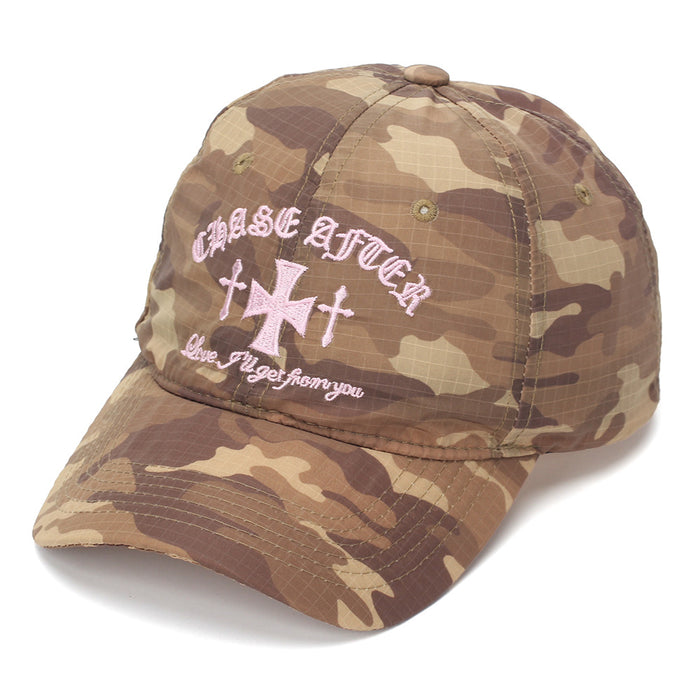 Wholesale Embroidered Camouflage Baseball Cap for Women Lightweight Breathable Sun Protection Casual Everyday Cap
