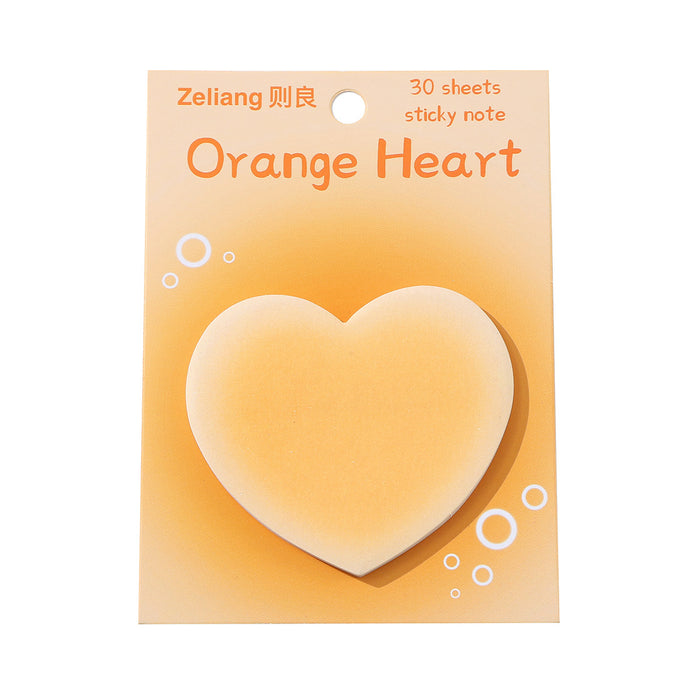 Wholesale Color Blush Halo Gradient Love Star Sticker Note