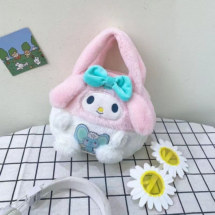 Wholesale Cartoon Plush All-match Shoulder Bags