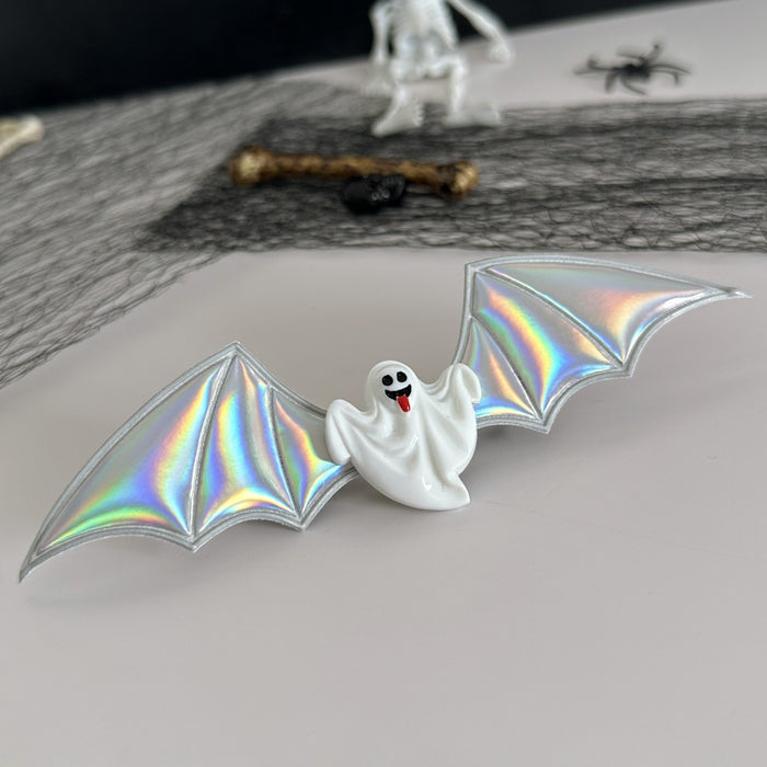 Wholesale New Halloween Headdress Dark Series Funny Pumpkin Single Eye Devil Bat Wings Side Hairpin Hairpin