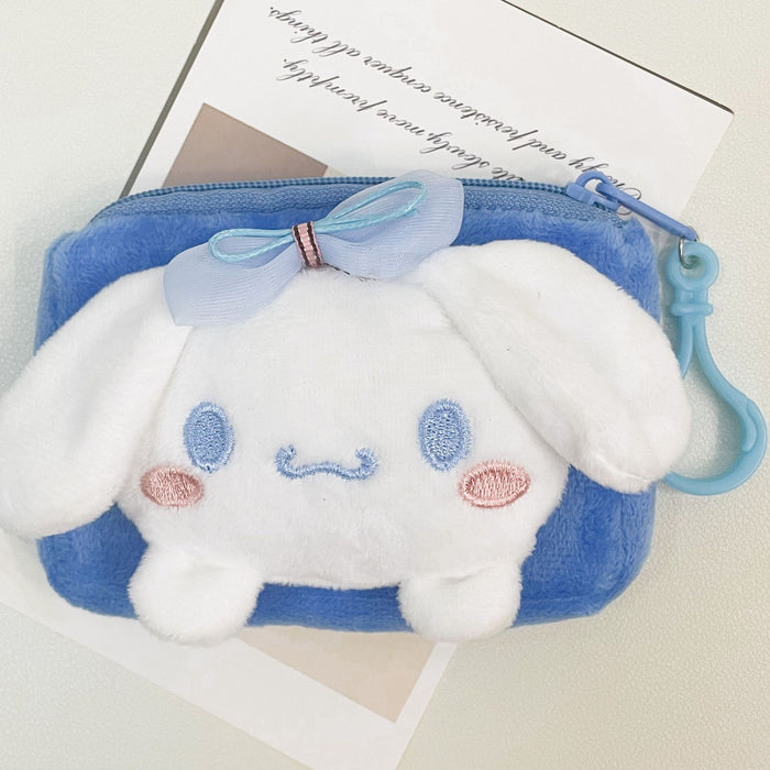 Wholesale coin purse cartoon cute doll square small wallet coin headset storage bag