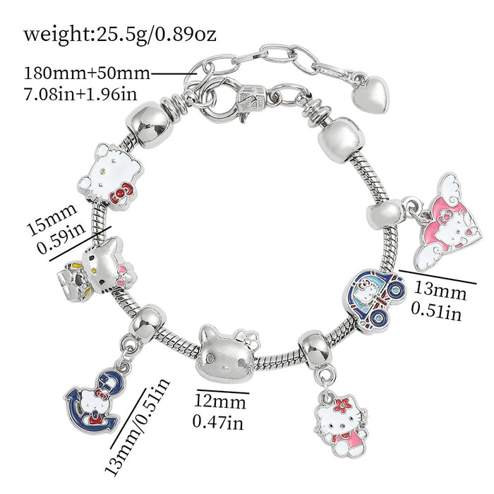 Wholesale Anime Bracelet Diy Beaded Loose Bead Bracelet JDC-BT-ZhuoS012