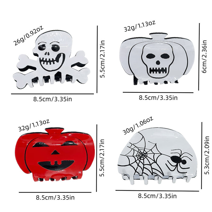 Wholesale Skull Funny  Hairpin Dark  Hair Clip Female Shark Clip Hair Clip