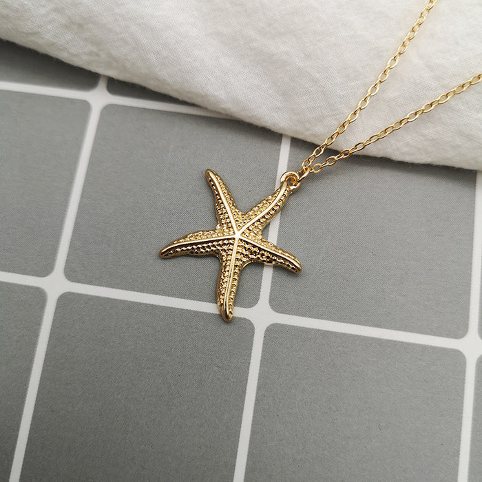 Wholesale Alloy Shell Necklace Exaggerated Personalized Jewelry