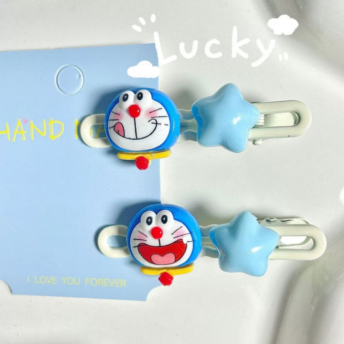 Wholesale Cute Doraemon Cartoon Hairpins JDC-HC-Jings001