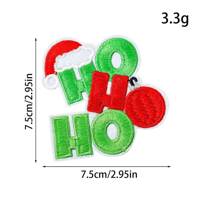 Wholesale Christmas Cloth Patch DIY Patches
