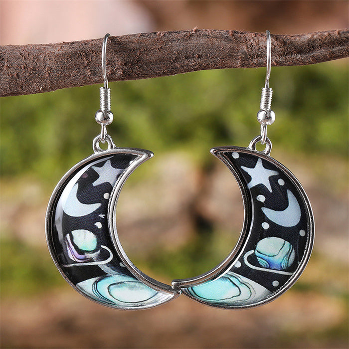 Wholesale Vintage Planet Moon Earrings JDC-ES-Jings013