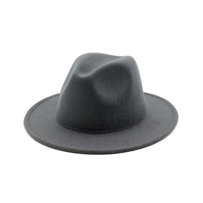 Wholesale Woolen top hat, retro light plate felt hat