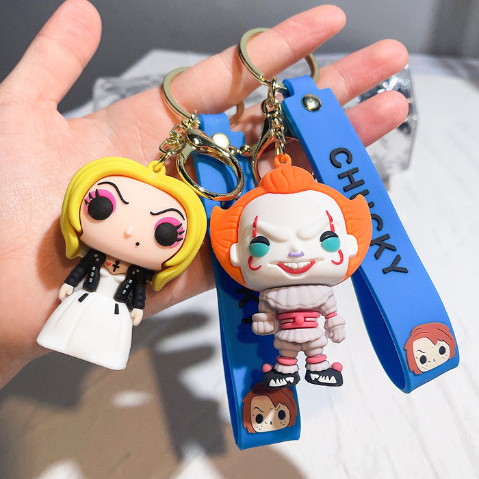 Wholesale Cartoon Movie Silicone Keychain JDC-KC-Qiwei033