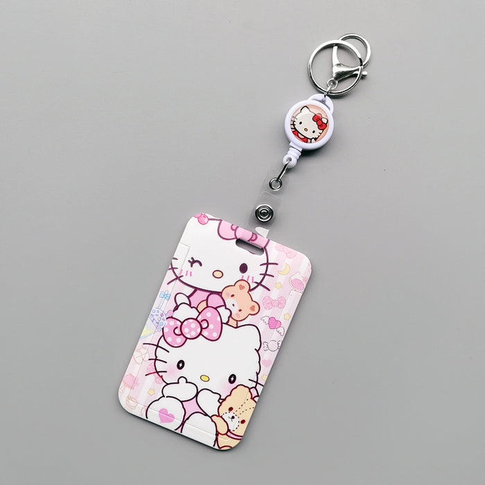 Wholesale Lanyard Keychain Cartoon animation hard bus card