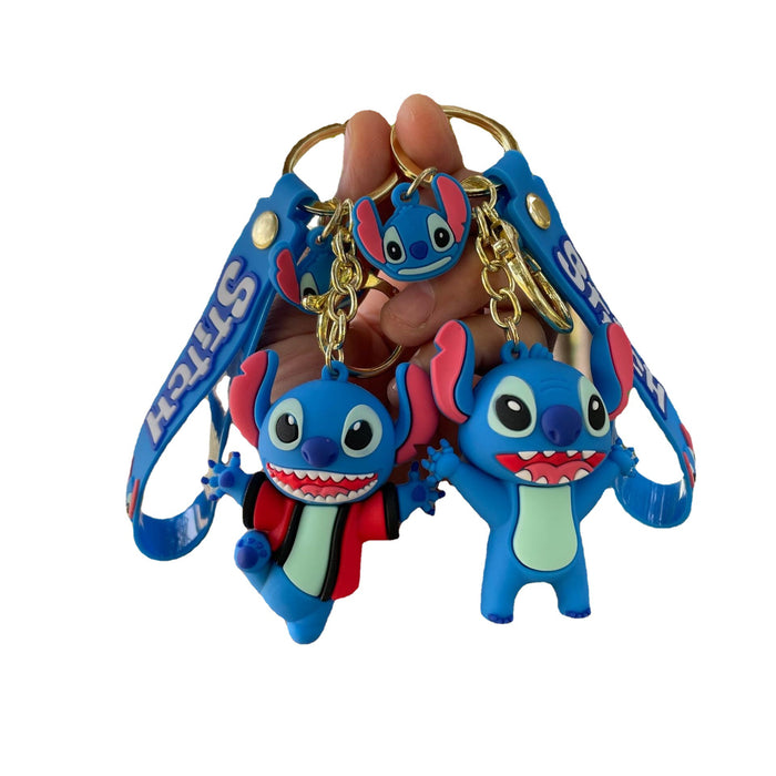 Wholesale Soft plastic figurine creative cute PVC keychain, car keychain, backpack pendant
