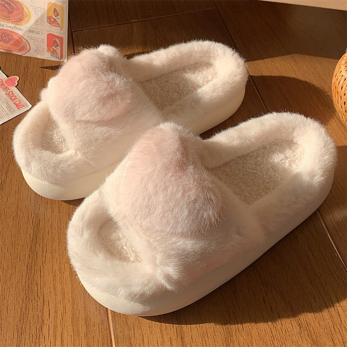 Wholesale Cute Girl Heart Cotton Slippers JDC-KP-RongHe001